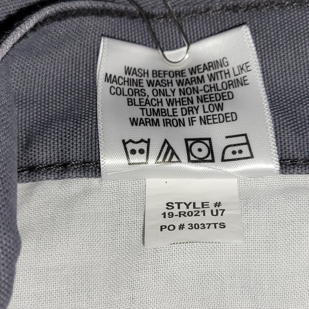 (2) Pair Blue Mountain Mens Gray Cotton Canvas Regular Fit Work Pants 38x34 NEW - Picture 9 of 10